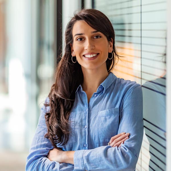 smiling young woman