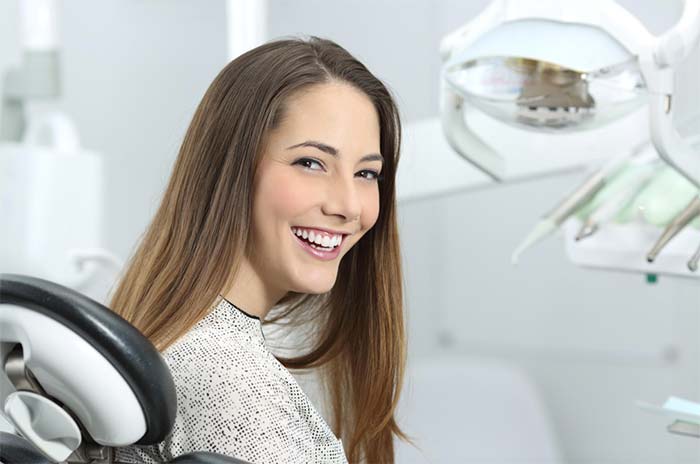 Patient Smiling in the Dental Clinic of Scott E. Hayhurst Family and Cosmetic Dentistry in Boise, ID